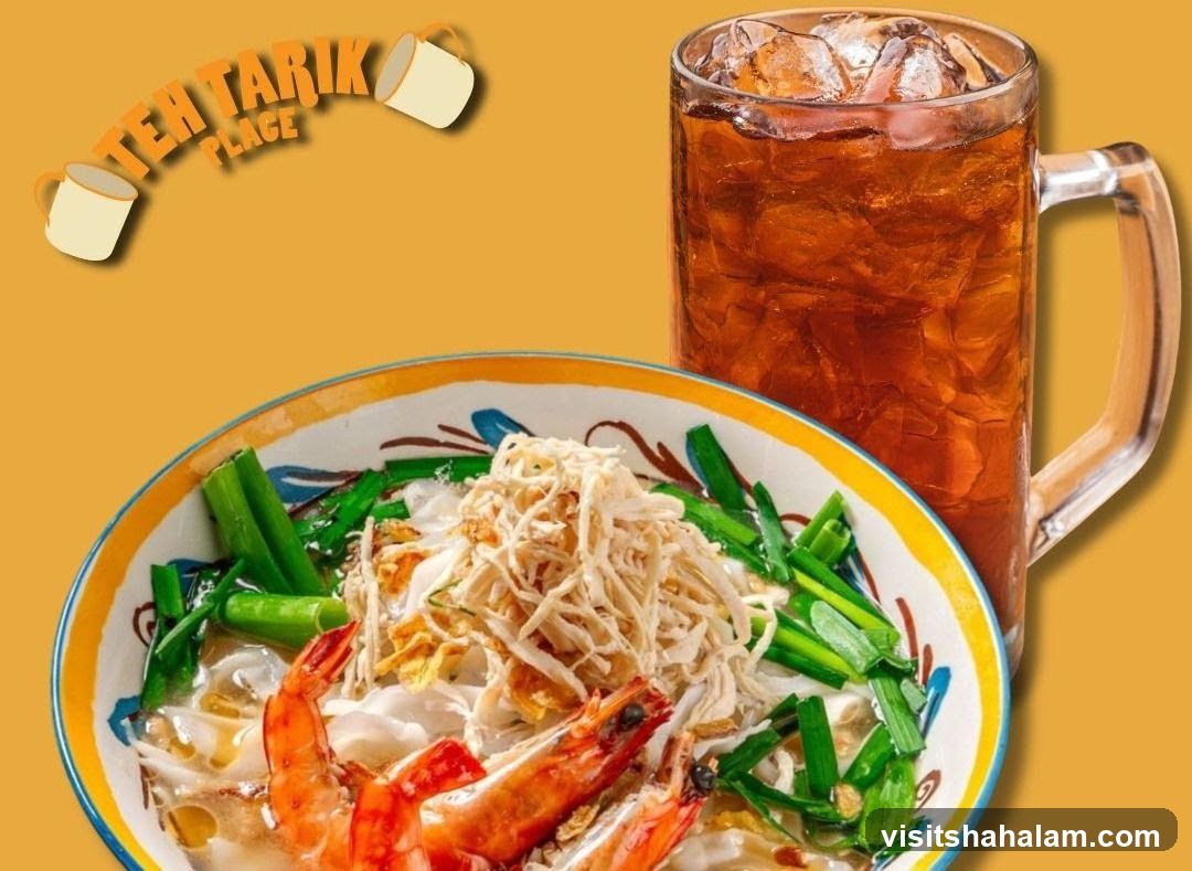 Noodle Dish and Iced Tea