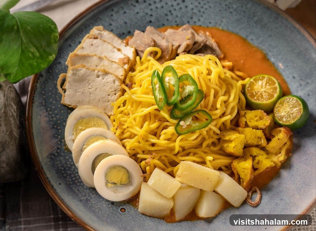 Noodle Dish with Sides