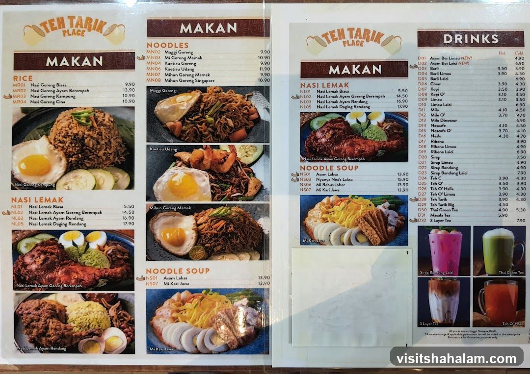 TEH TARIK PLACE MAKAN