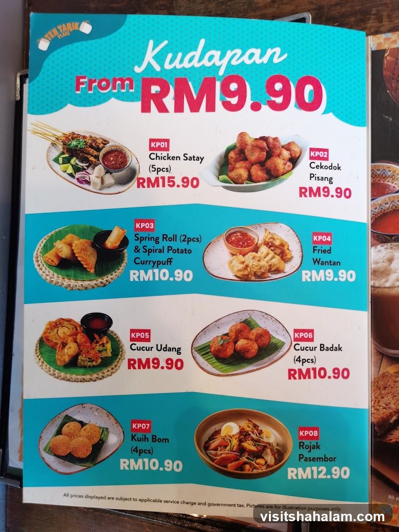 Kudapan Menu