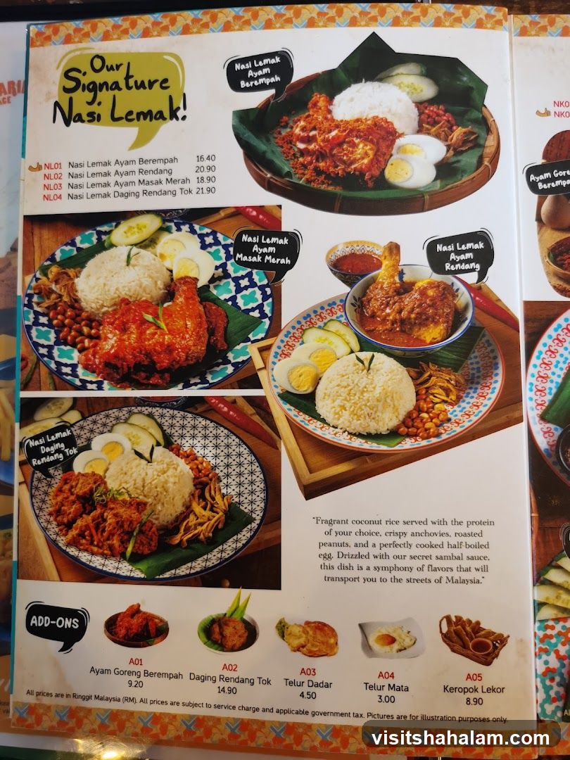 Our Signature Nasi Lemak!