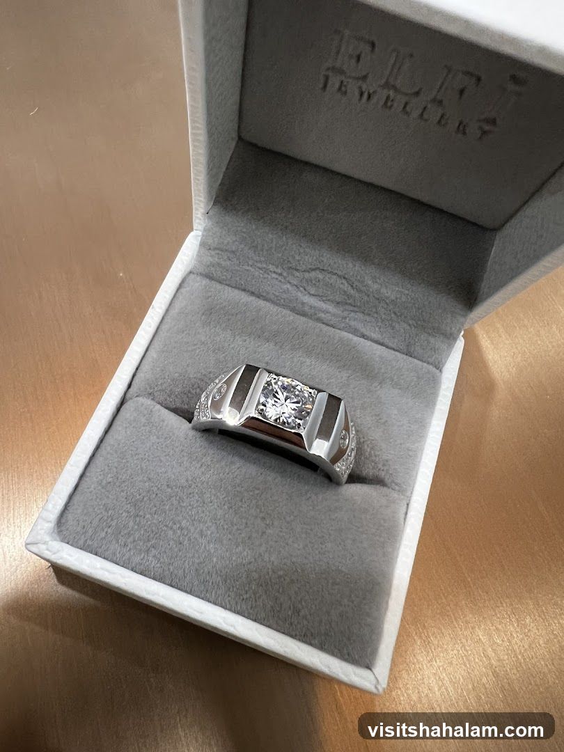 Diamond Ring in Jewelry Box