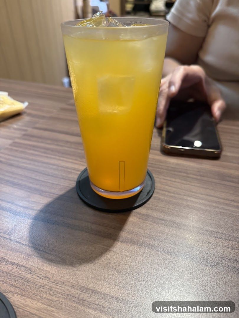 Orange Drink with Ice