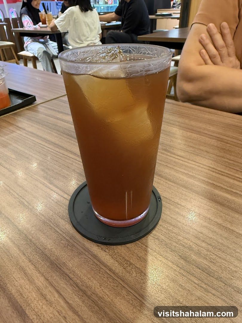 Iced Tea on Table