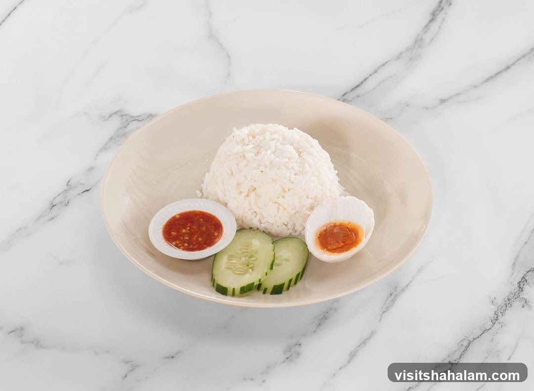 Rice with Salted Egg and Chili Sauce