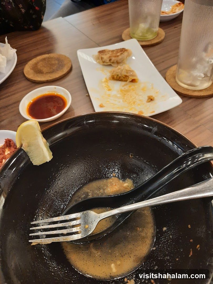 Leftover Food on Table