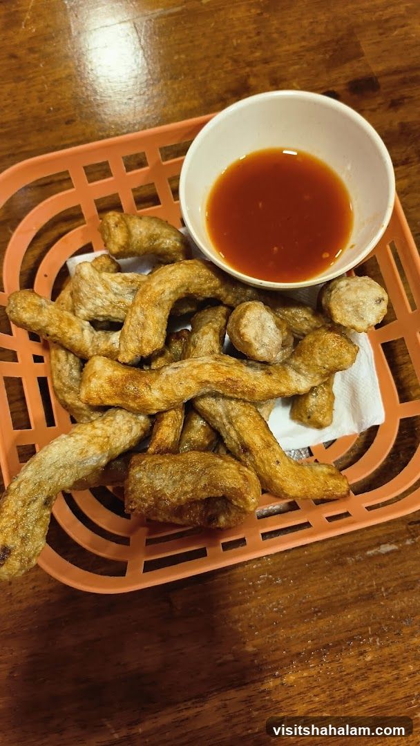 Fried Fish Cakes with Dipping Sauce