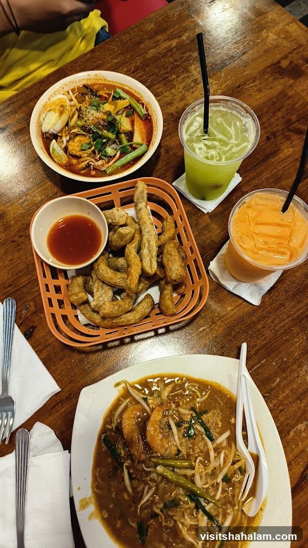 Table with Food and Drinks