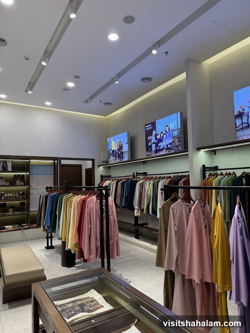 Clothing store interior