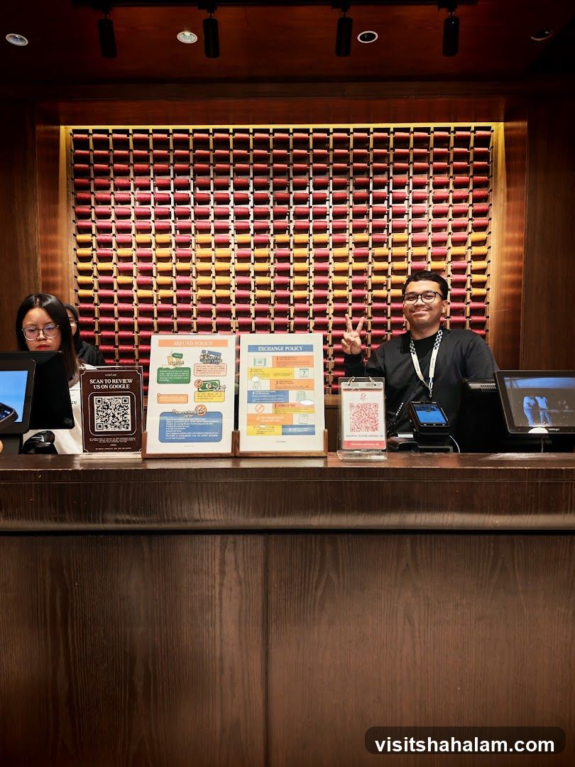 Staff at Counter