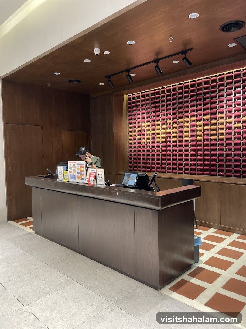 Counter with Staff and Display