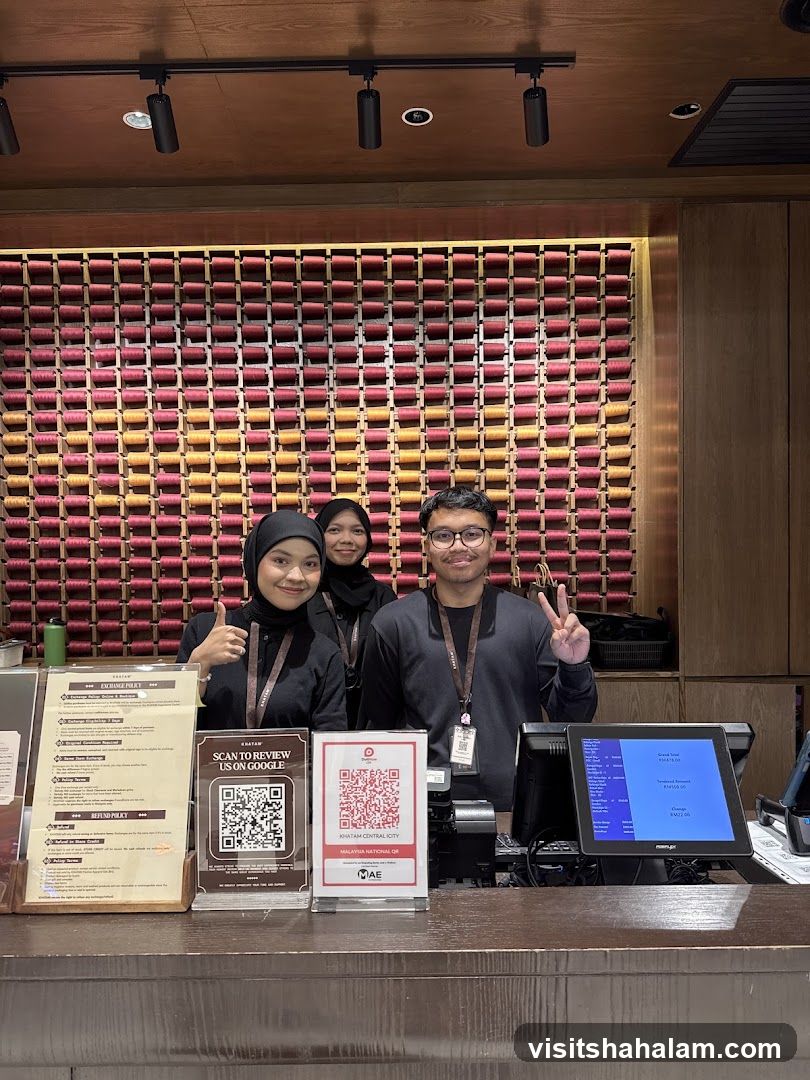 Staff at Counter