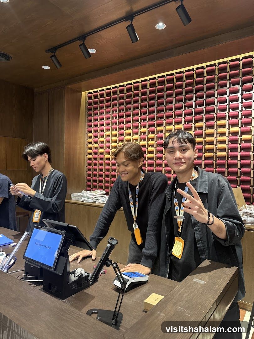 Staff at a Counter