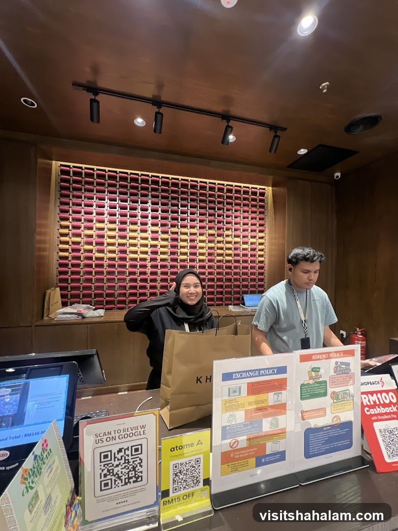 Retail Counter with Staff