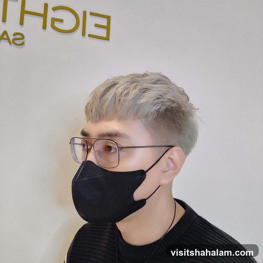 Man with Mask and Glasses