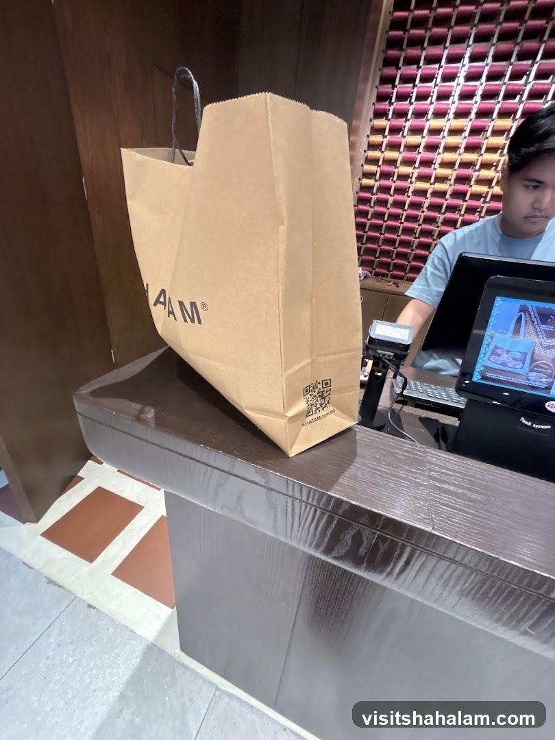 Shopping Bag at Counter