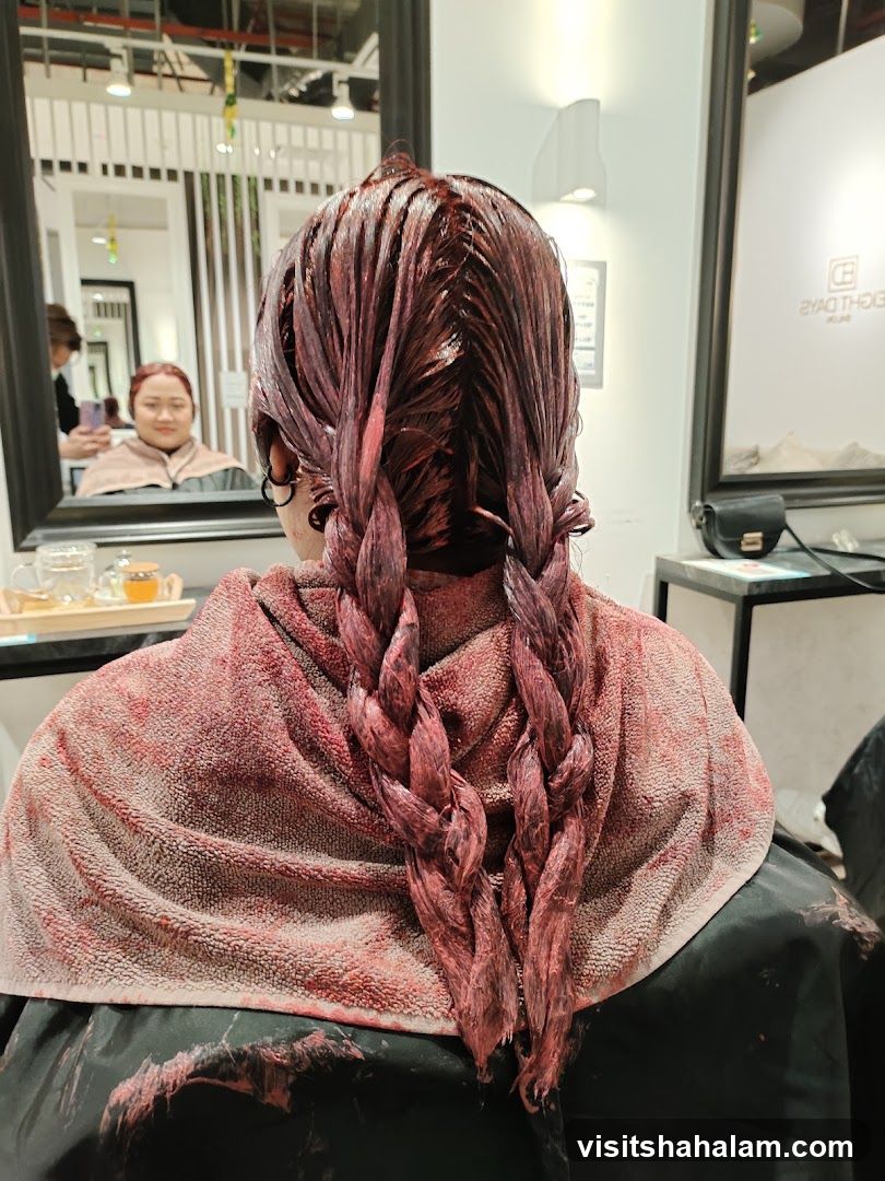 Hair Dyeing Process