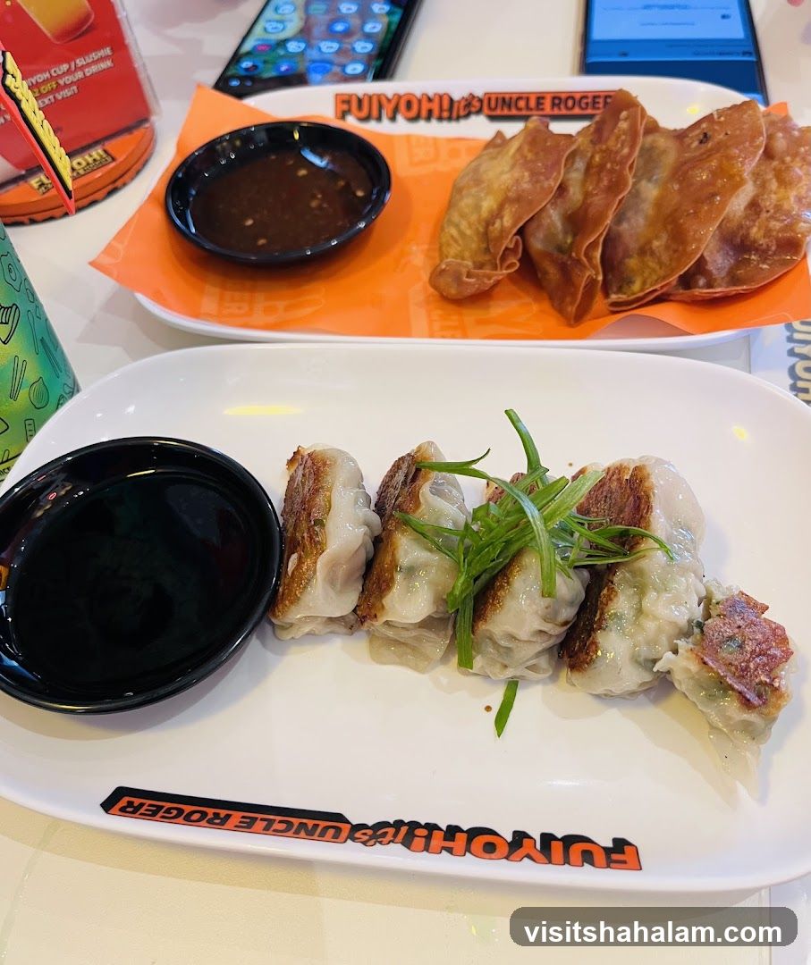 Dumplings and Dipping Sauce