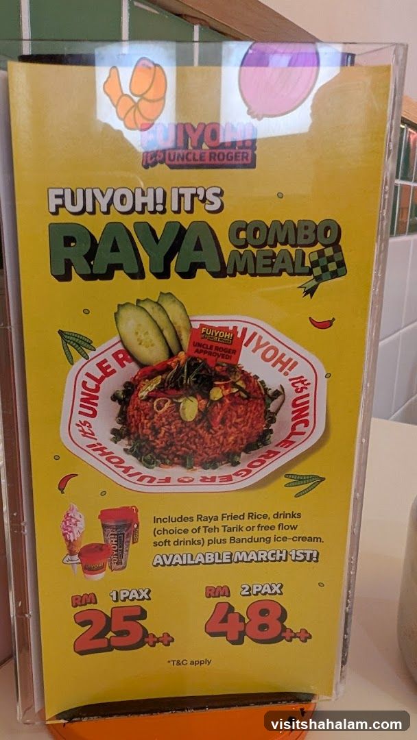 Fuiyoh! It's Raya Combo Meal