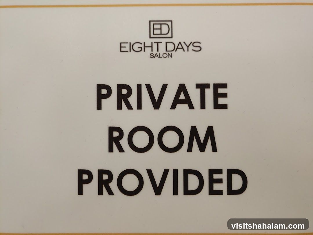 Private Room Provided Sign