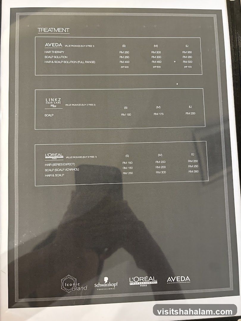 Treatment Menu