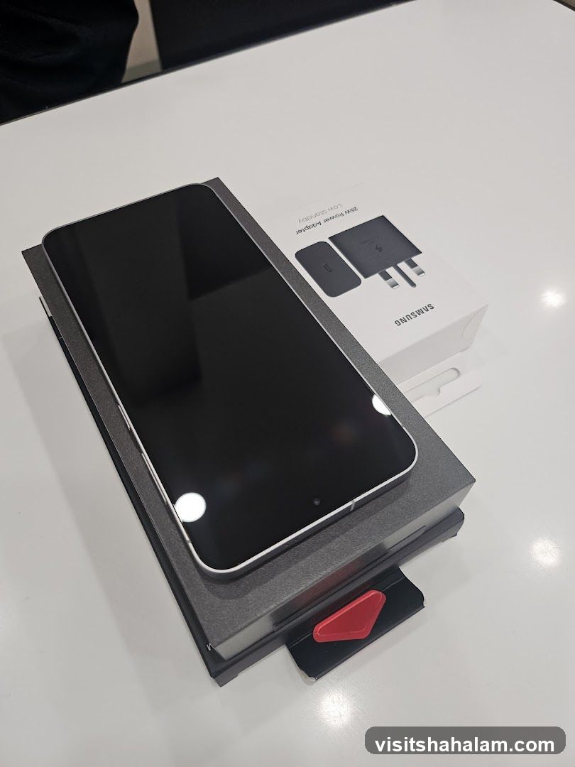 Samsung Smartphone and Charger