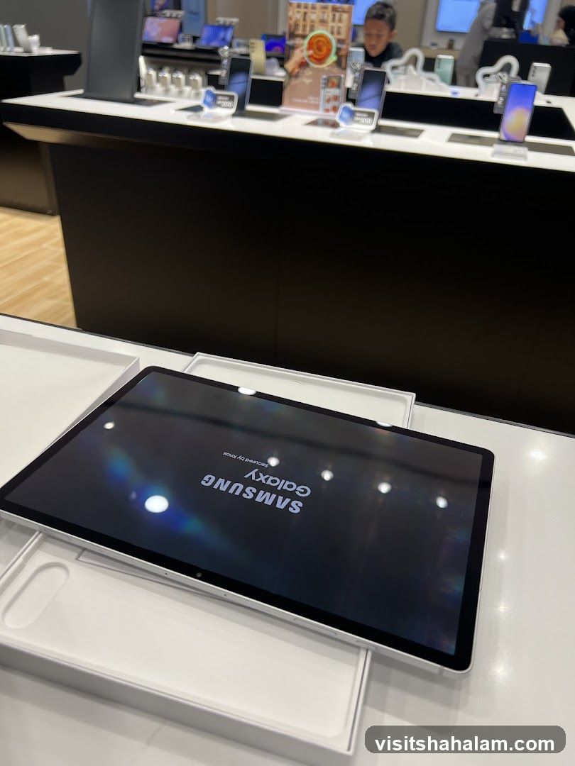 Samsung Galaxy Tablet Display