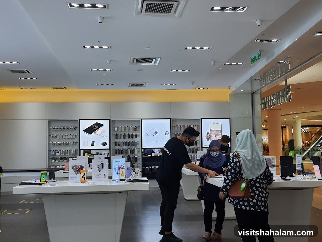 Electronics Store Interior