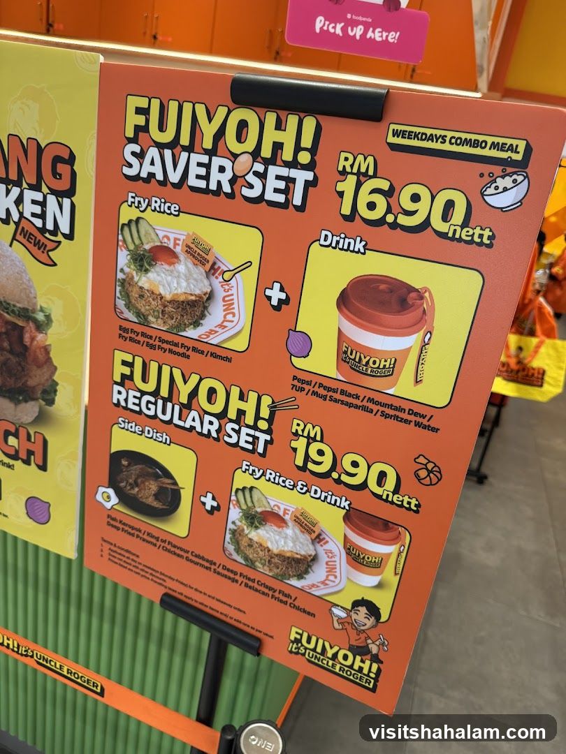 Fuiyoh! Combo Meals