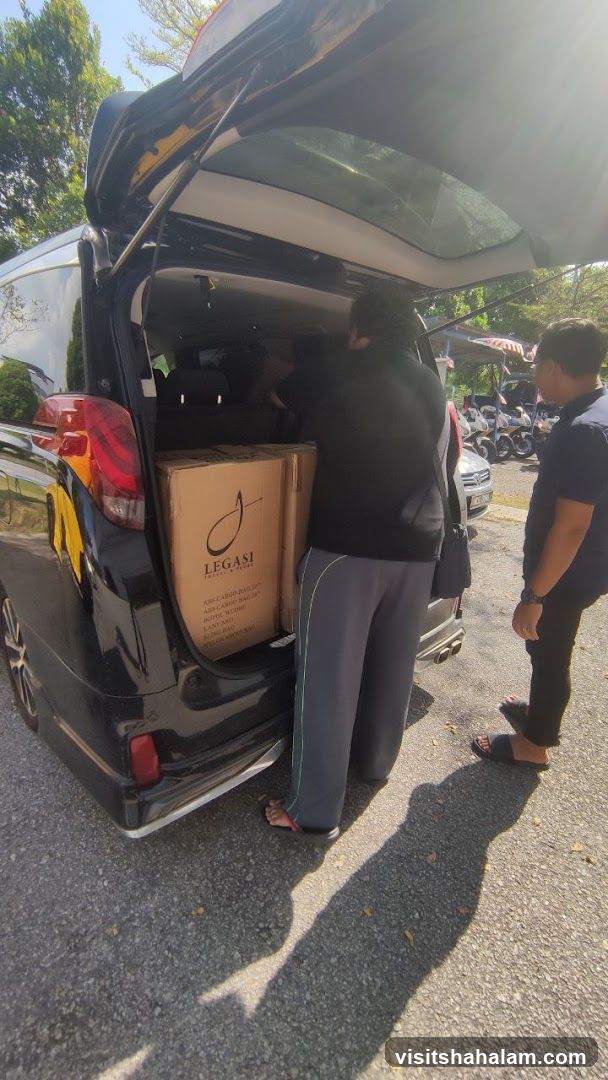 Loading Boxes into Vehicle