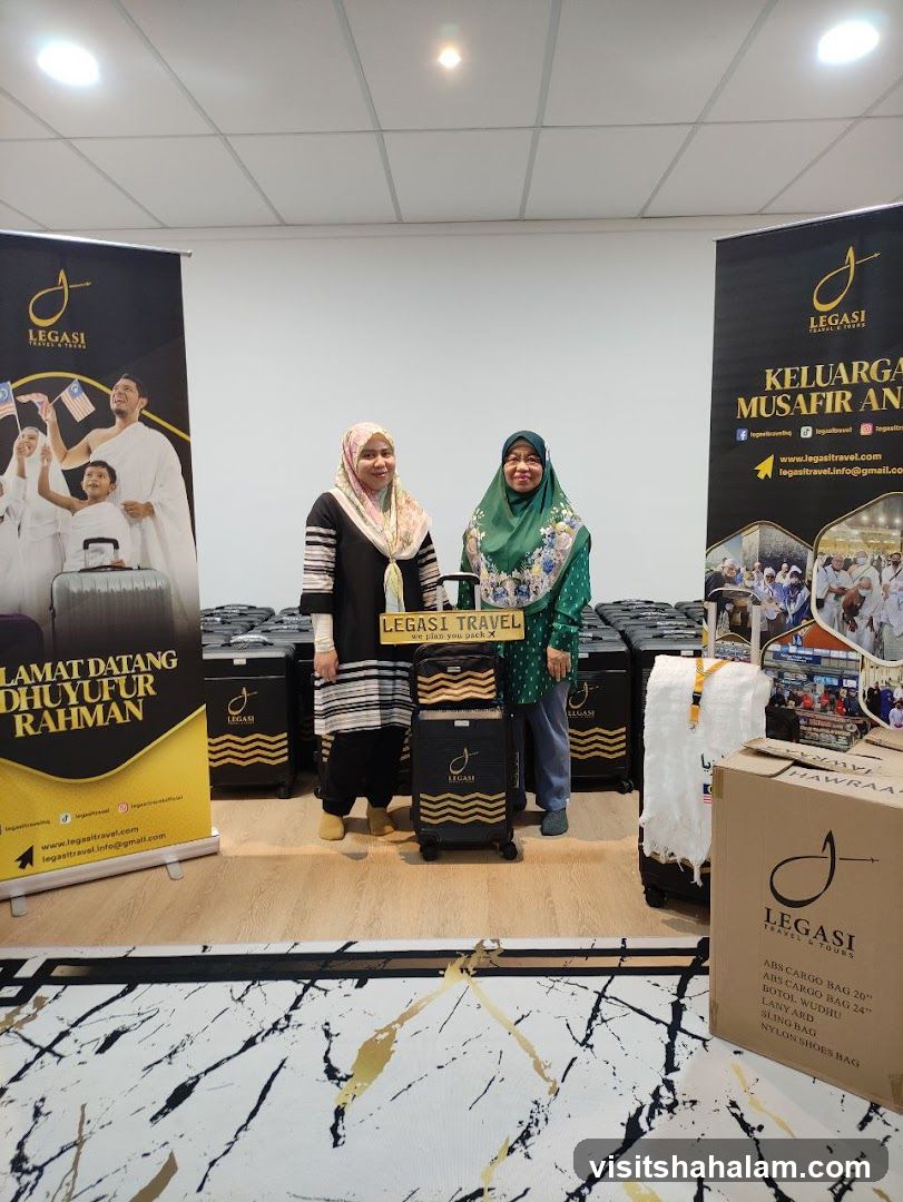 Legasi Travel and Tours Display