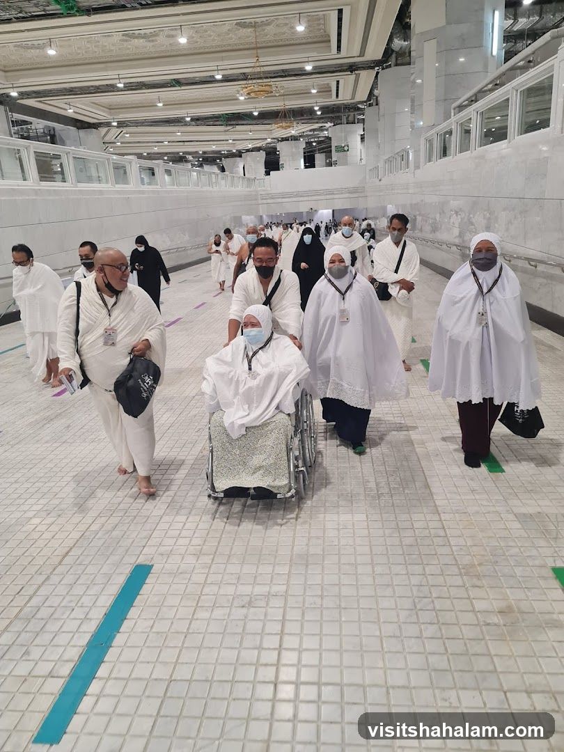 Pilgrims in a Hallway