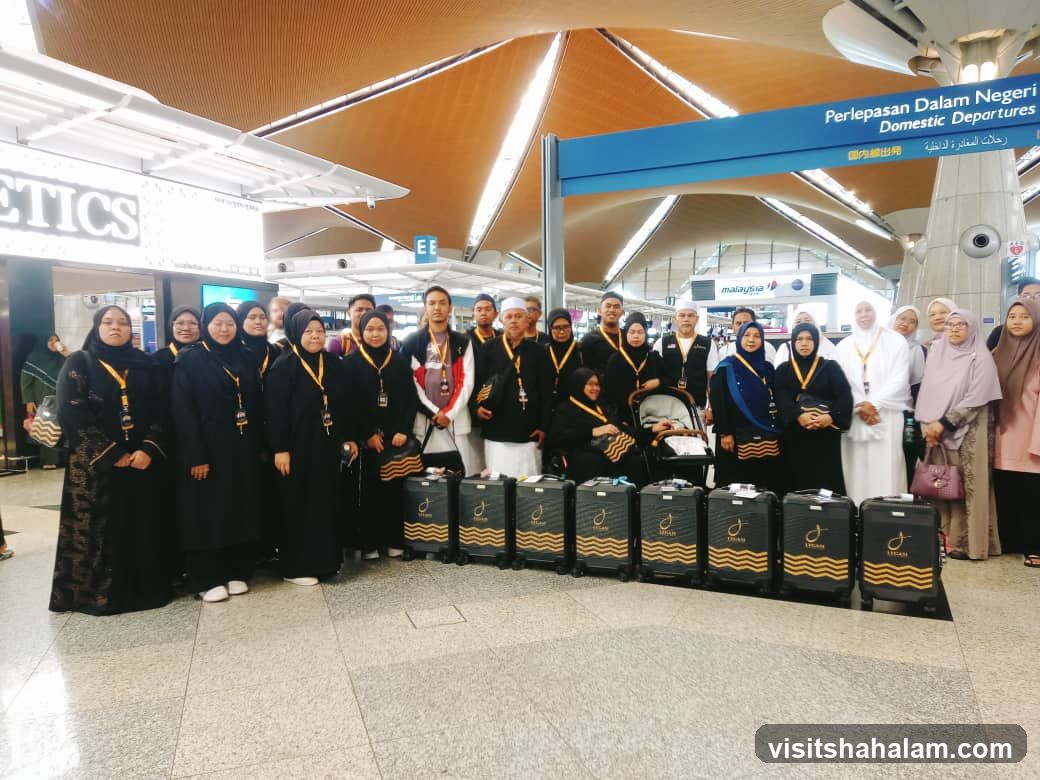 Group of Travelers with Luggage