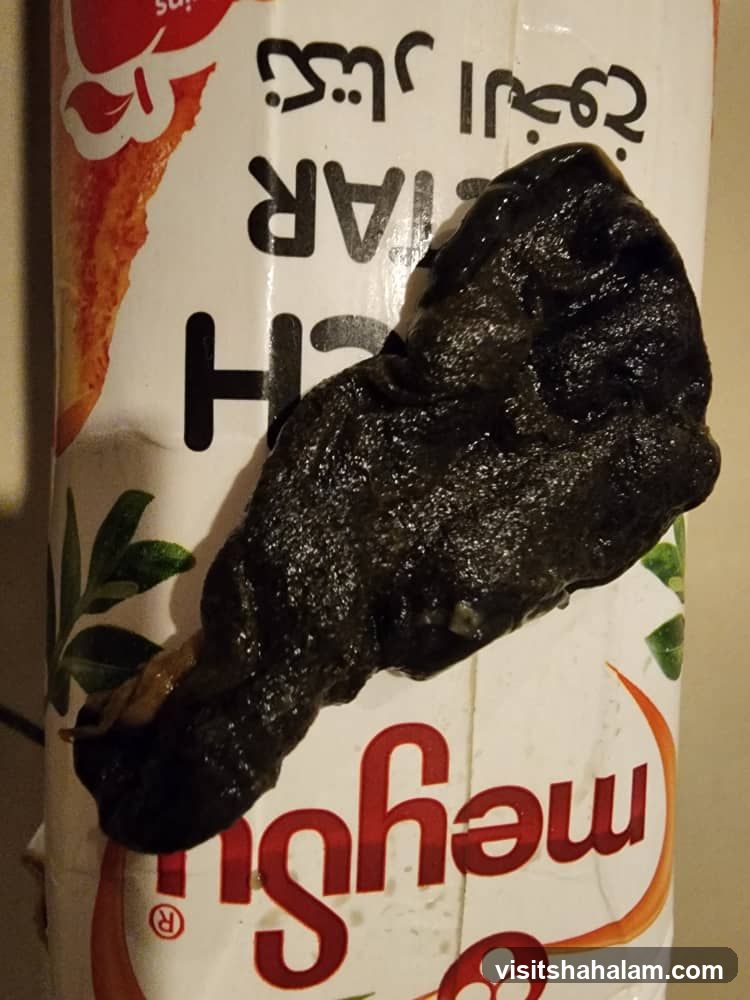 Food item on packaging