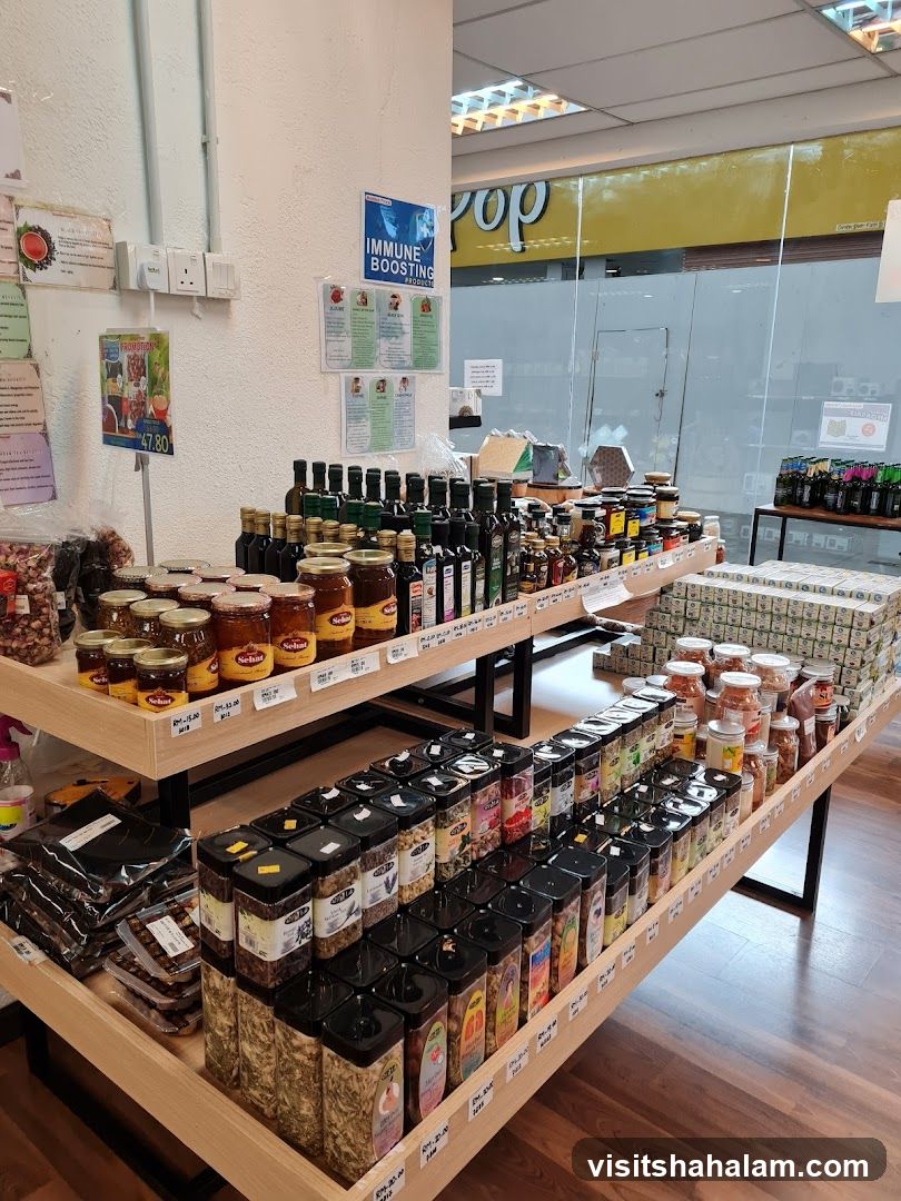 Health Food Store Interior