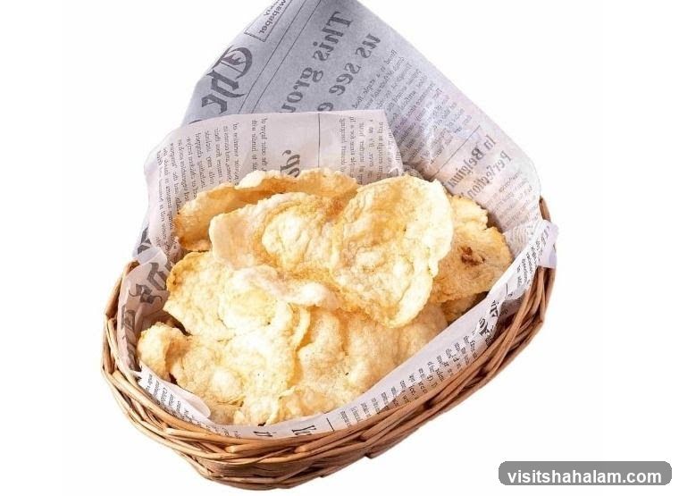 Crispy Snacks in a Basket