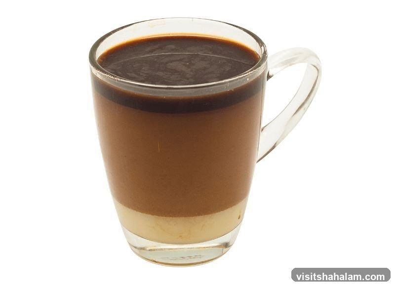 Layered Coffee Drink
