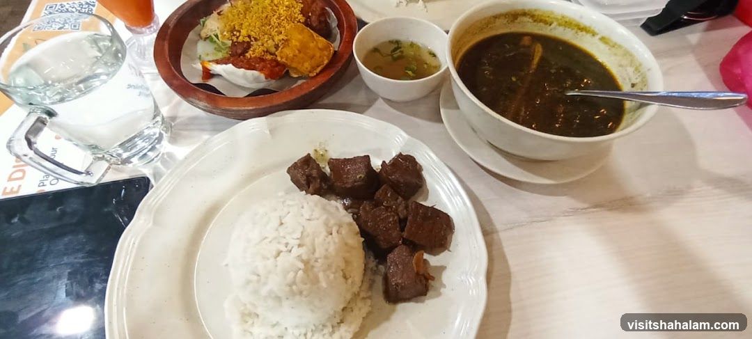 Meal with Rice and Soup