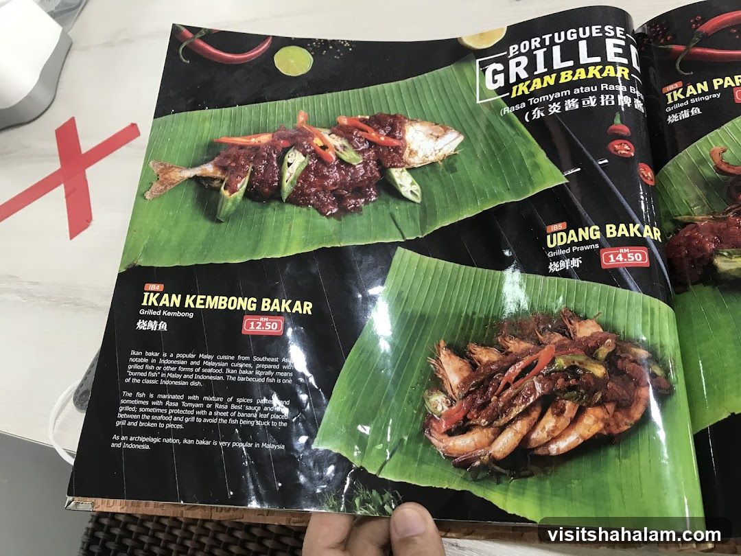 PORTUGUESE GRILLED IKAN BAKAR