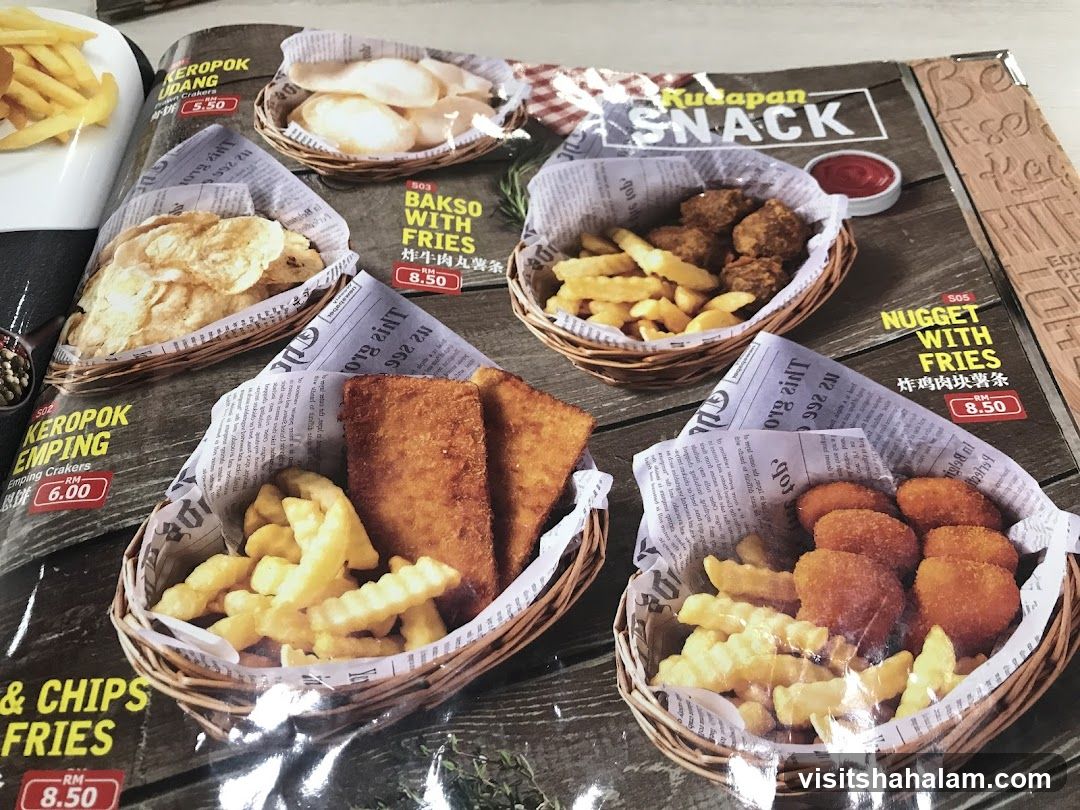 Snack Menu