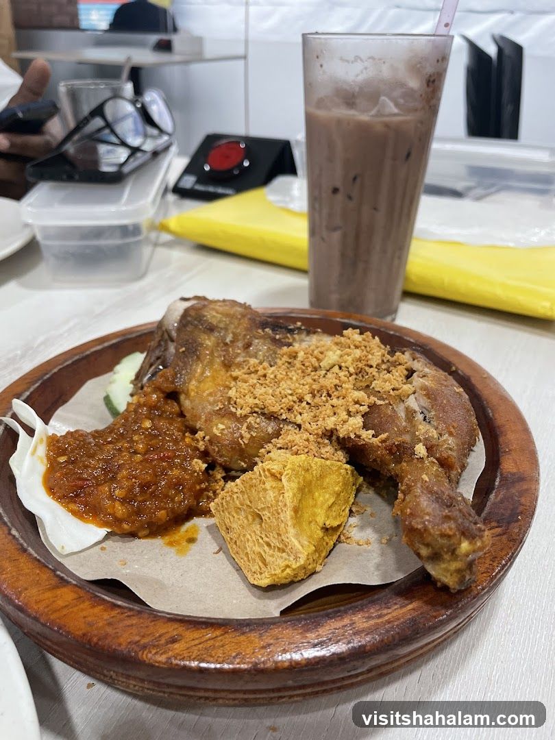 Fried Chicken Meal with Drink
