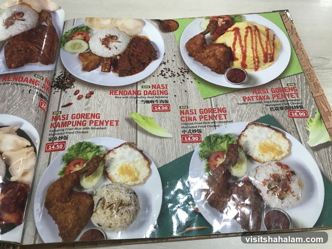 Menu Items