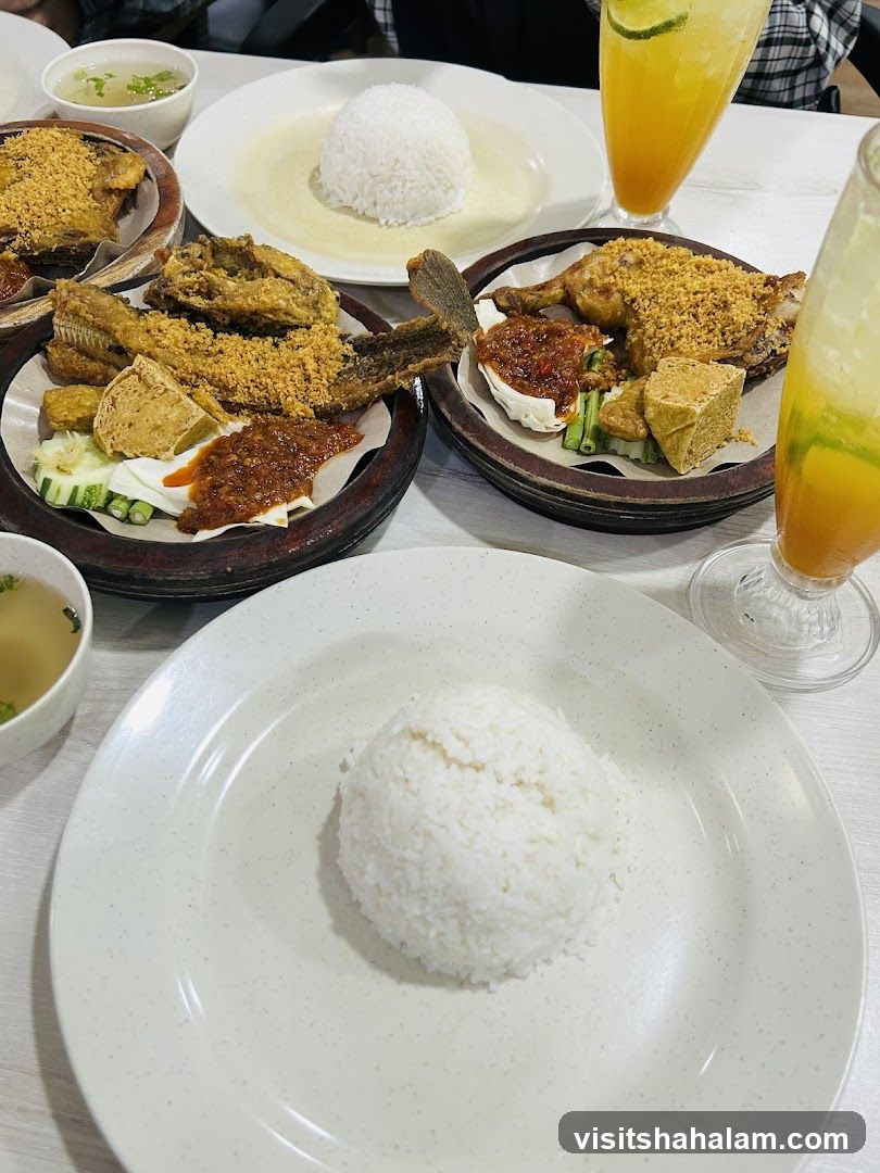 Fried Fish and Chicken Meal