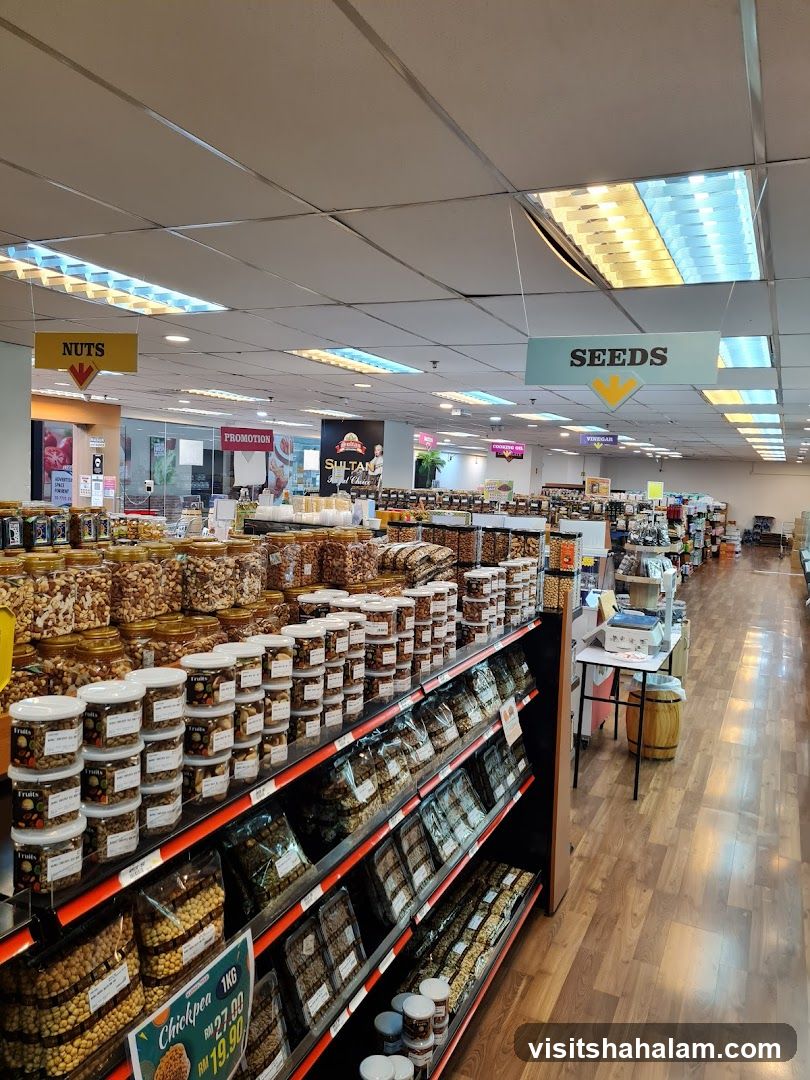 Nuts and Seeds Aisle