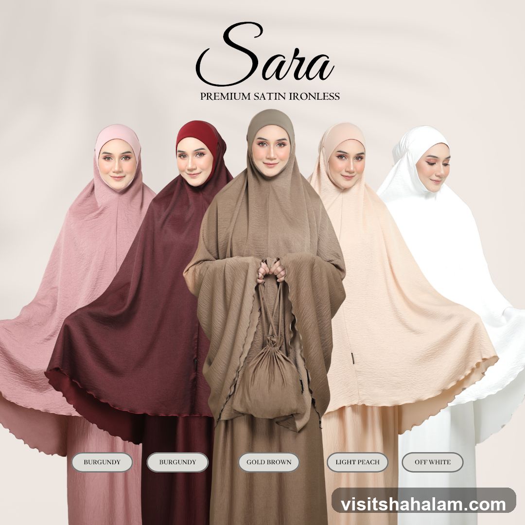 Sara Premium Satin Ironless Collection