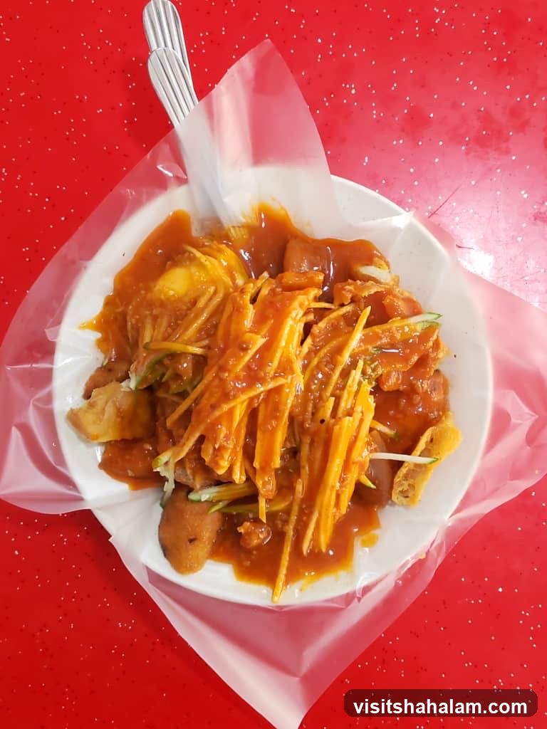 Rojak Dish