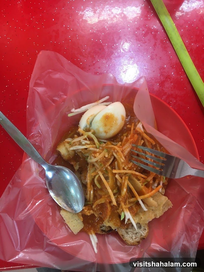 Food dish with egg and sauce