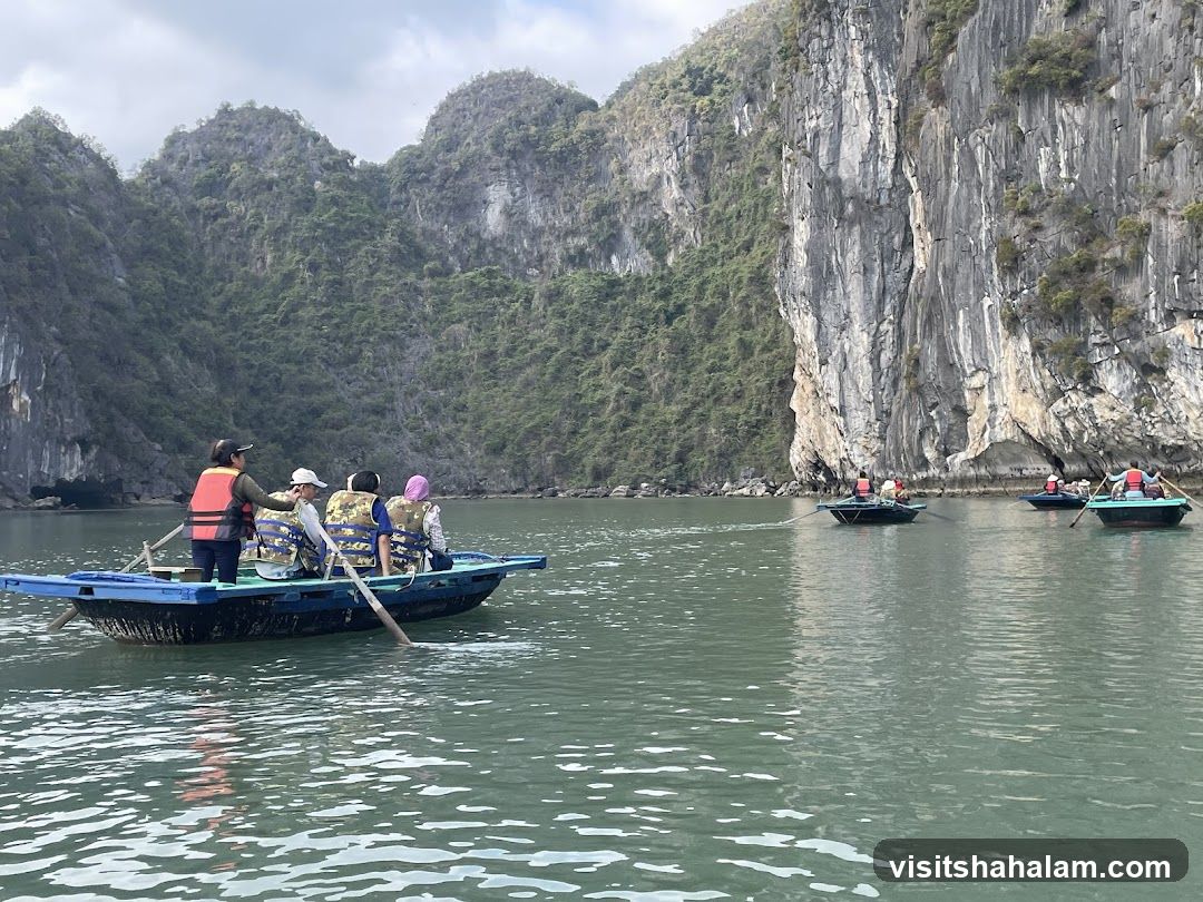 Boats in Ha Long Bay