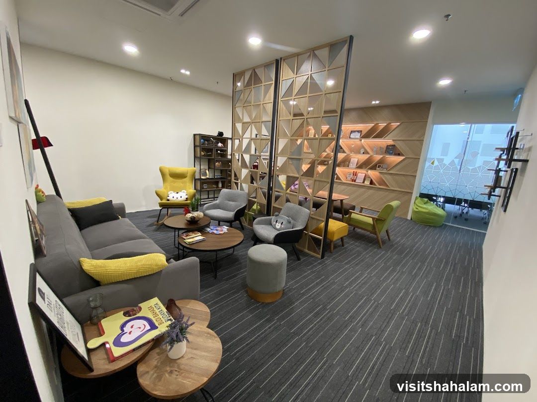 Modern Office Lounge Area