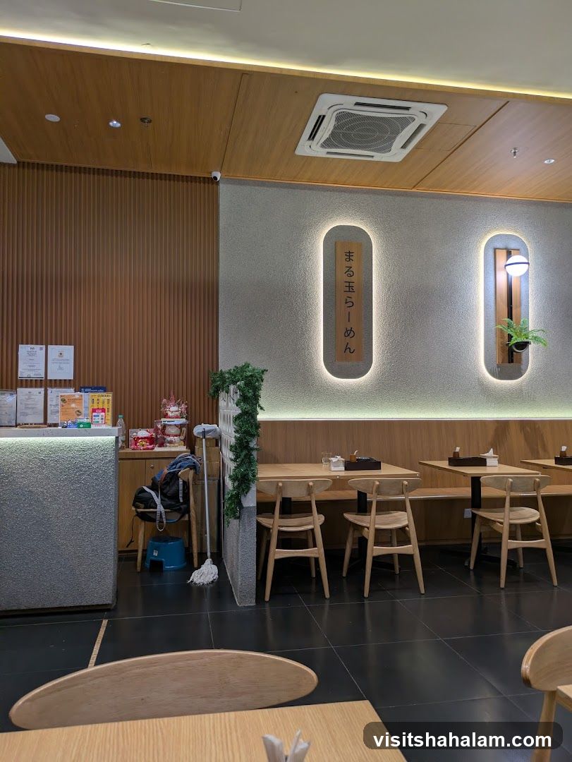 Ramen Restaurant Interior